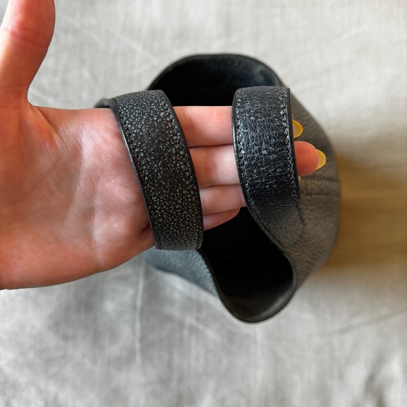 RARE🖤Hermes🖤Black Dalmatian Buffalo Leather Picotin 18 PM Bag - Picture 8 of 15